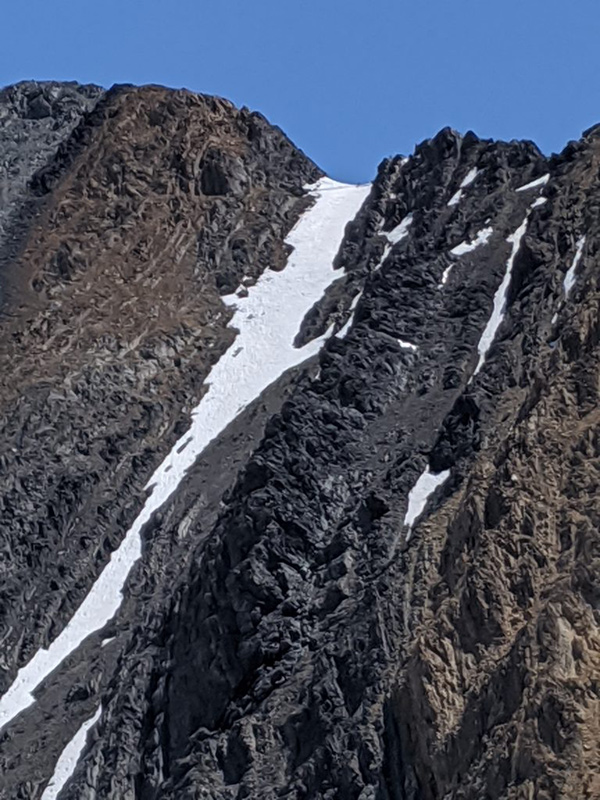 borah snow bridge zoomed in