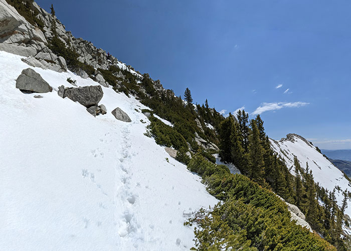 steep traverse