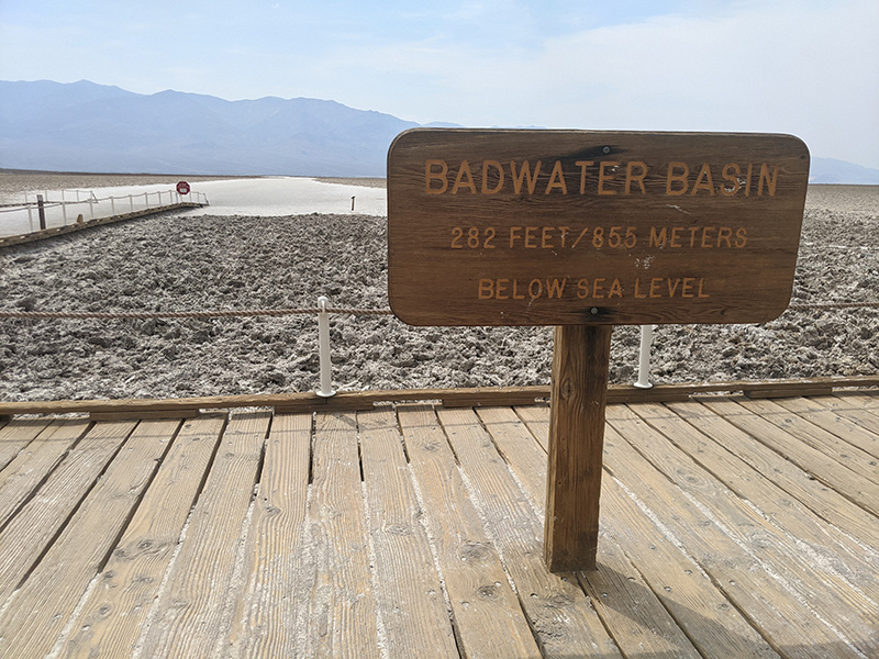 badwater basin lowest point