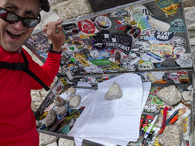 whitney summit register