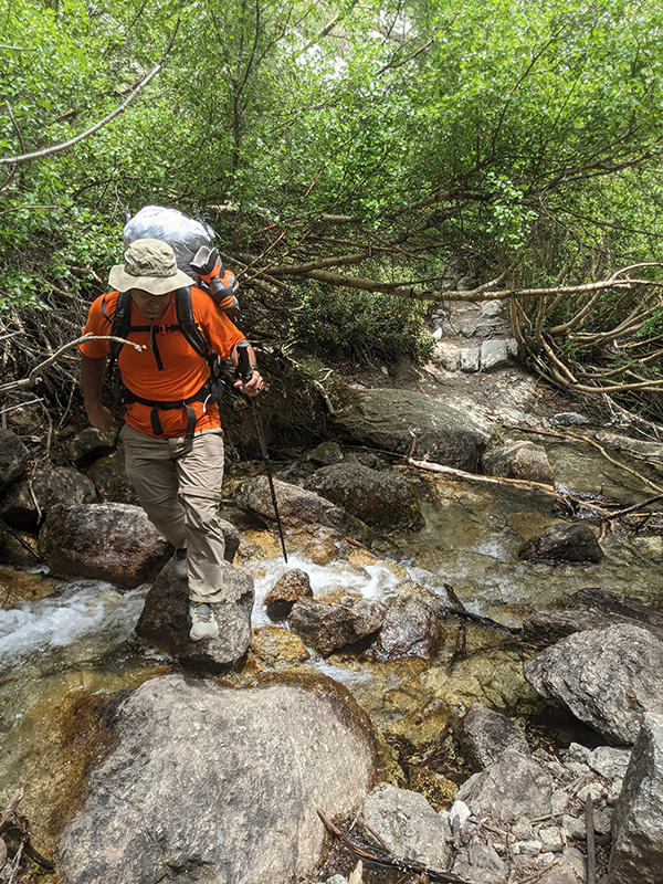 first creek crossing