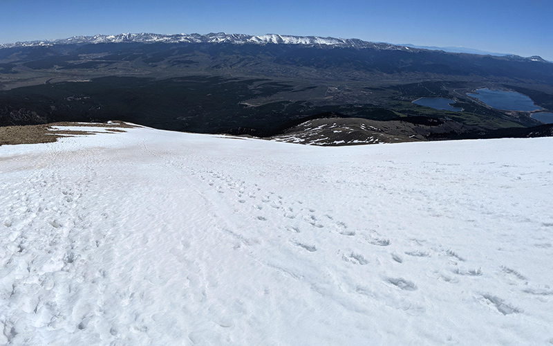 northeast ridge down