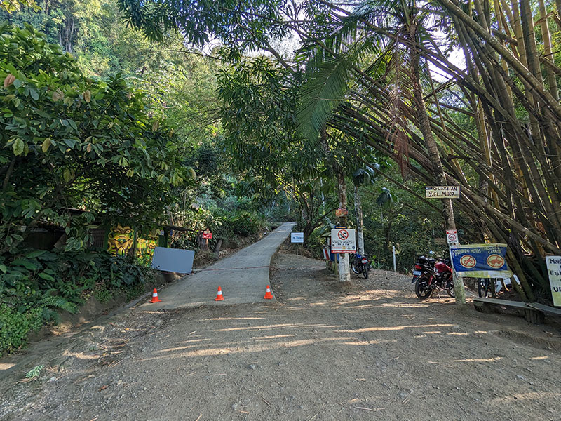 short walk up