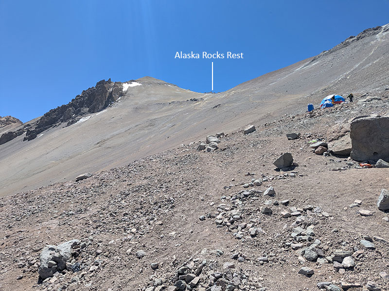 aconcagua alaska rocks rest stop