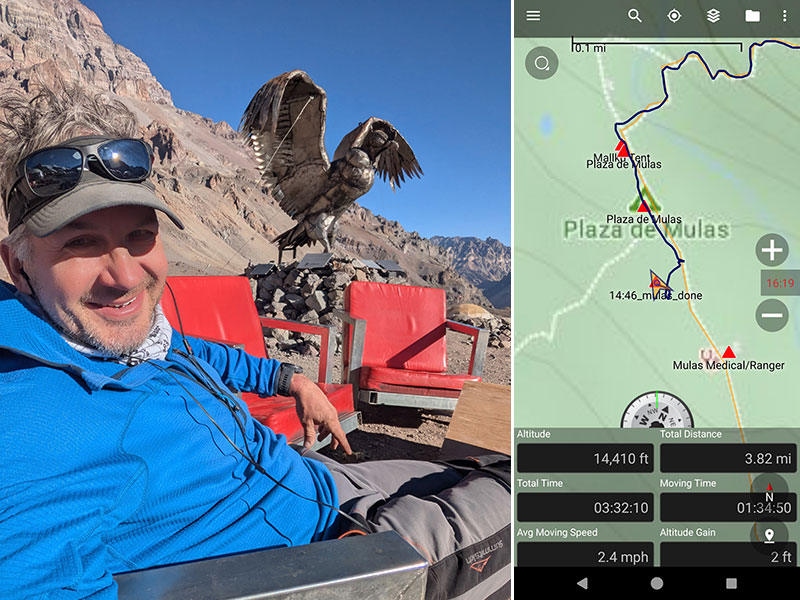 aconcagua stats at plaza de mulas