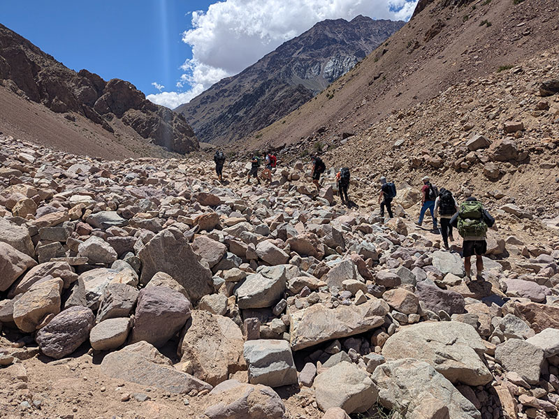 vacas valley boulder field