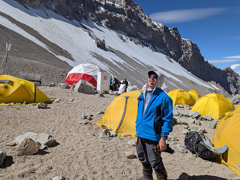 camp 1 arrival