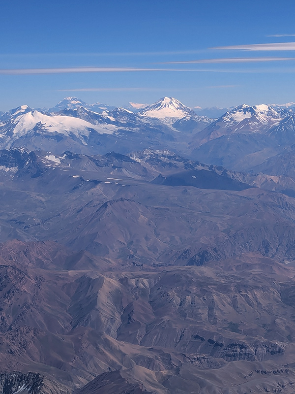 aconcagua from the air