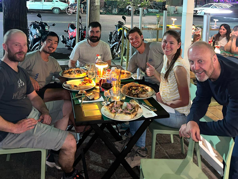 bigalia pizza group photo