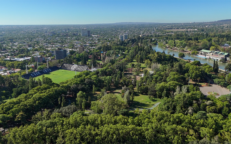 san martin park aerial