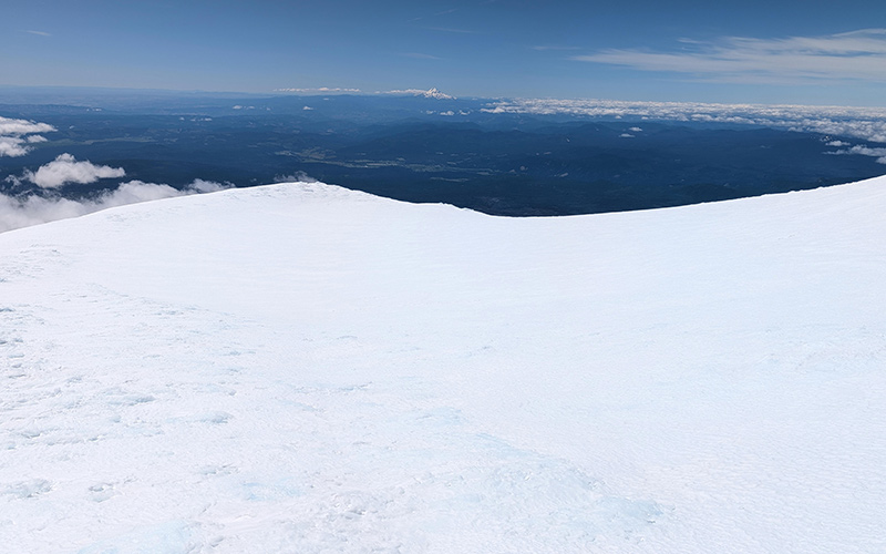 crater rim