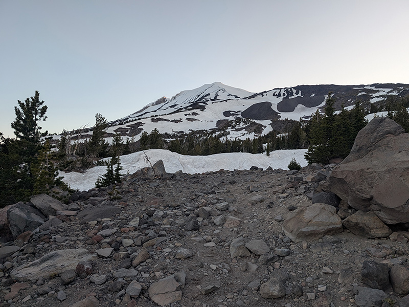 south climb trail at mile 2